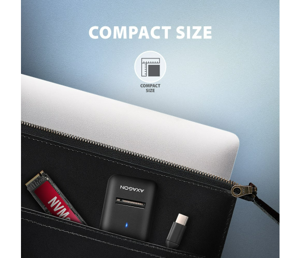 Axagon ADM2-CM USB-C 10Gbps - M.2 NVMe & SATA SSD adapter, USB-C - 1353422 - zdjęcie 4